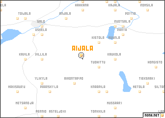 map of Äijälä