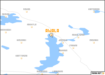 map of Äijälä