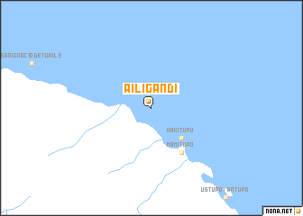 map of Ailigandí