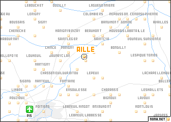 map of Aillé