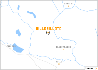 map of Aillo Sillata