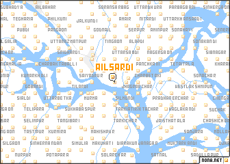 map of Āilsārdi