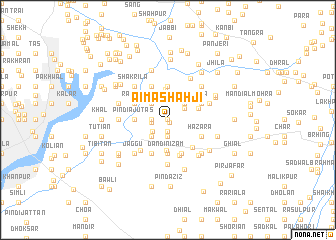 map of Āima Shāhji