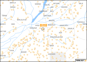 map of Aima