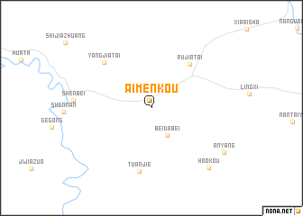 map of Aimenkou