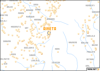 map of Aimeta