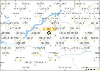 map of Aimons