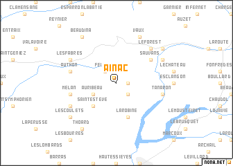 map of Ainac