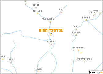 map of Aïn Aït Zatou