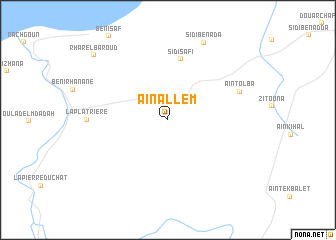 map of Aïn Allem