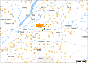 map of Ainalpur