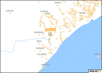 map of Ainan