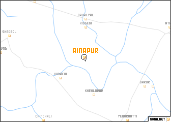 map of Aināpur