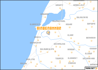 map of Aïn Ben Ammar