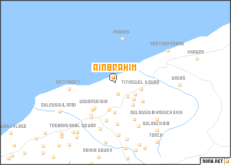 map of Aïn Brahim