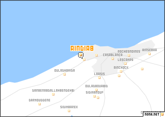 map of Aïn Diab