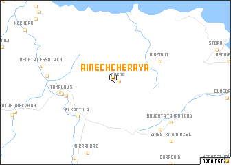 map of Aïn ech Cherâya