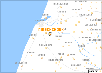 map of Aïn ech Chouk