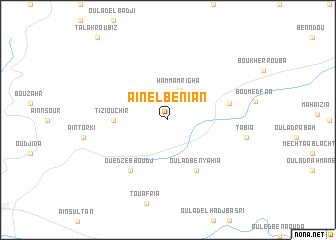 map of ʼAïn el Benian