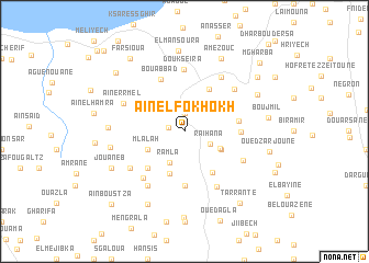 map of Aïn el Fokhokh