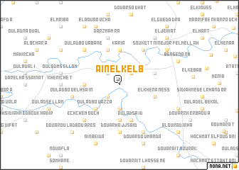 map of Aïn el Kelb