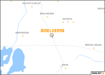 map of ʼAïn el Kerma