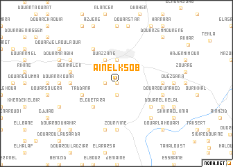 map of Aïn el Ksob