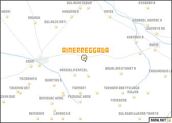 map of Aïn Er Reggada