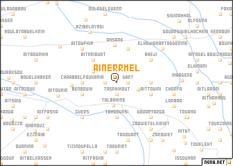 map of Aïn er Rmel