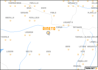 map of Aineto