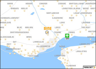 map of Aine