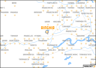 map of Ái Nghĩa