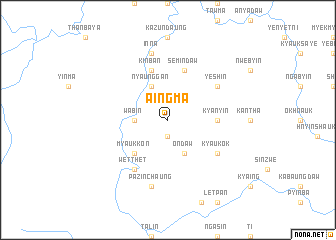 map of Aingma