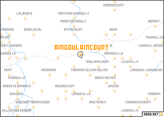 map of Aingoulaincourt