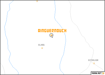 map of Aïn Guernouch