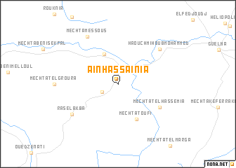 map of ʼAïn Hassainia