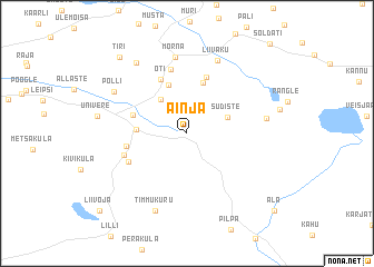 map of Ainja