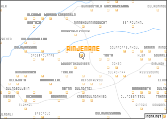 map of Aïn Jenane