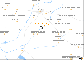 map of ʼAïn Malah