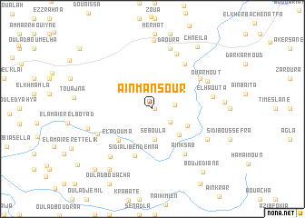 map of Aïn Mansour