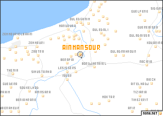 map of Aïn Mansour