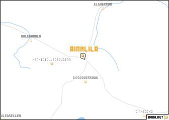map of Aïn MʼLila