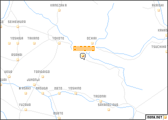 map of Ainono