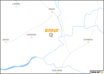 map of Ainpur
