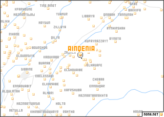 map of Aïn Qénia