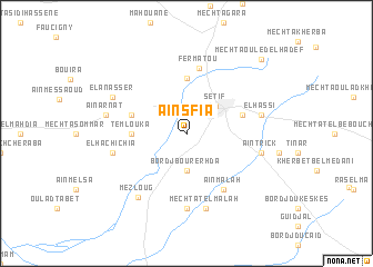 map of ʼAïn Sfia