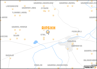 map of Aïn Sikh