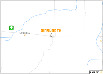 map of Ainsworth