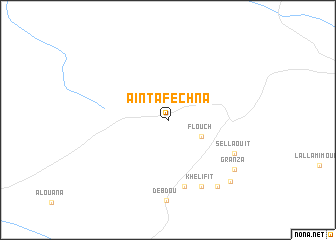 map of Aïn Tafechna