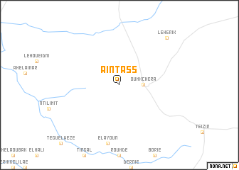 map of ʼAïn Tass